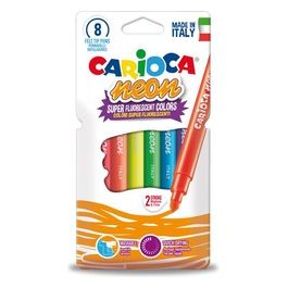 Carioca cf8 Pennarello neon Assortiti