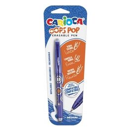 Confezione 1 Blister Penna Cancellabile Blu