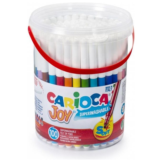 Pennarelli Colorati Carioca Super Brush Confezione 10 Colori