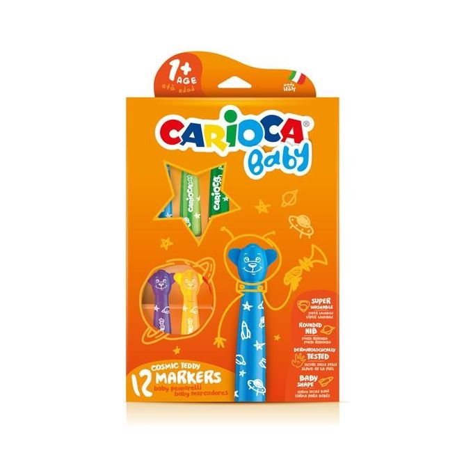 Carioca confezione 12 Pennarello Teddy Marker bear