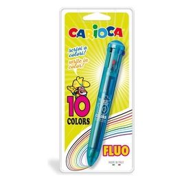 Carioca Confezione 1bl Penna 10 Colori fluo