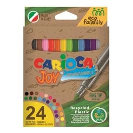 Carioca Confezione 24 Pennarelli Joy Eco Family
