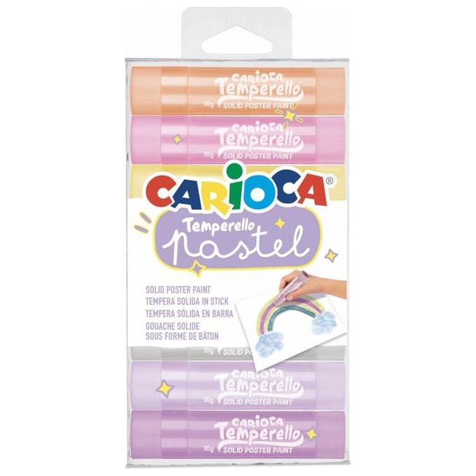 Carioca Confezione 6 Blister Pastel Temperello