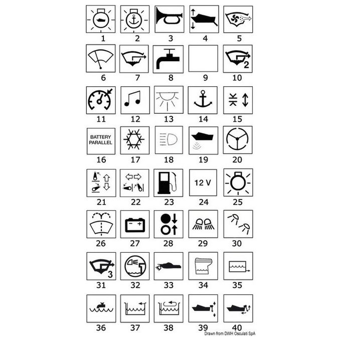 Carling Technologies Bascula Contura V luci cabina