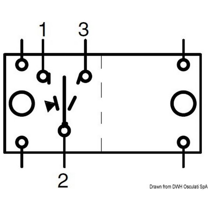 Carling Technologies Interruttore ON-OFF-(ON) singolo polo 2 lam 12 V 