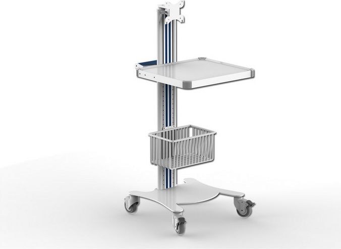 Carrello Super Easy - Con Ripiano E Supp. Monitor 1 pz.