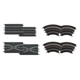 Slot - Accessorio Digital 1:24   1:32   Evolution - Extension Set - 2 Straights. 2 Lane Change Sections. 4 Curves 1 60o