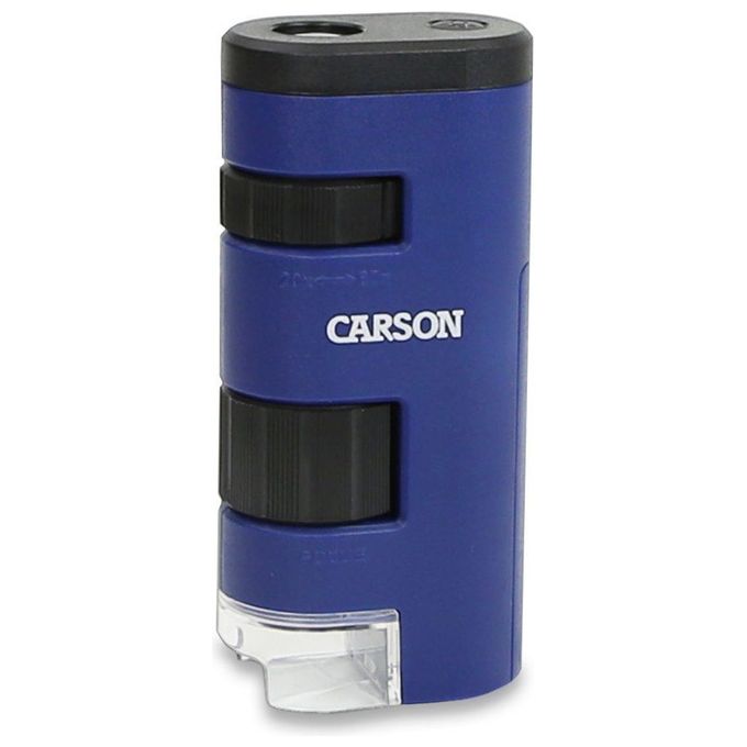 Carson PocketMicro Microscopio Tascabile con Micro Led 20x-60x