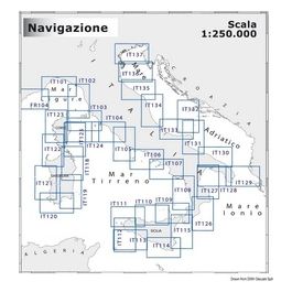 Carta Navimap IT110-IT111 