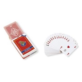 Carte Da Gioco Poker S.Siro A1 Rosso Plastica