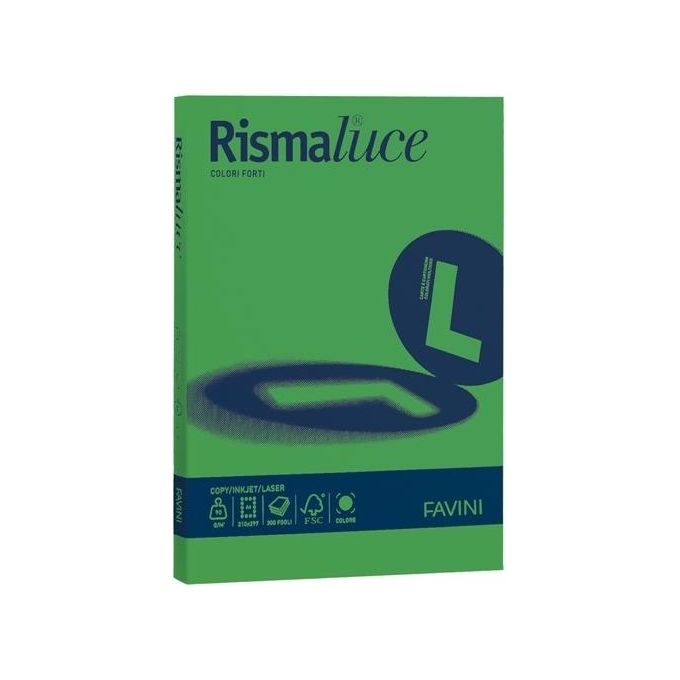 Cartotecnica Favini 50 Fogli 200g-mq Verde A4