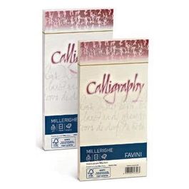 A570424 Confezione 25 Buste Millerighe 11x22cm 100gr Bianco