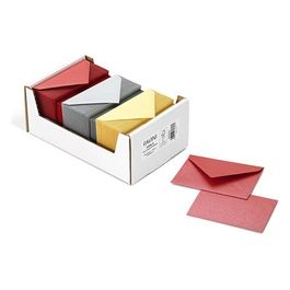 A57X211 Confezione 150 Buste con Cartoncino Perla 7,2x11cm