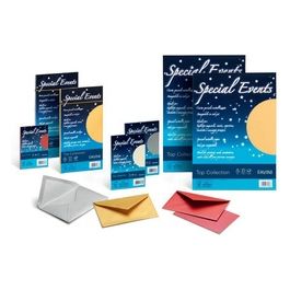 Cartotecnica Favini Confezione 10 Fogli Special Events 250gr A4 Sabbia