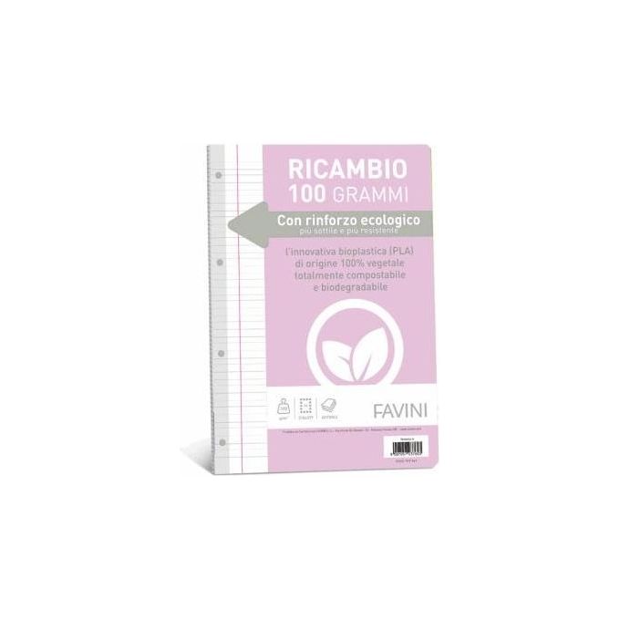 Cartotecnica Favini Ricambi Rinforzo Bio 100gr 40 Fogli Q10