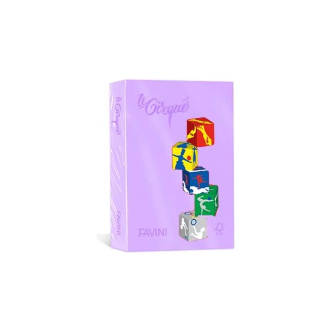 Cartotecnica Favini Risma Le Cirque 80g Lilla A4
