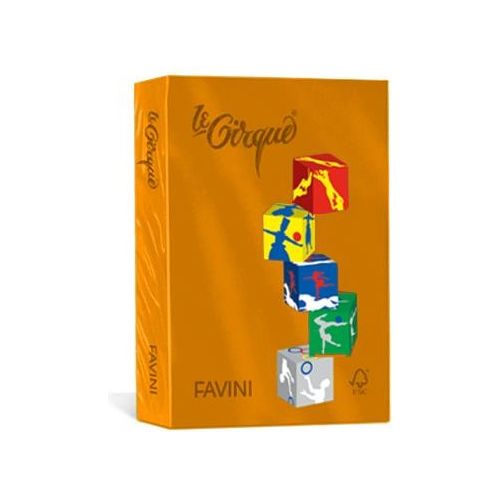 Cartotecnica Favini Risma Le Cirque 80g Arancio Trop A4