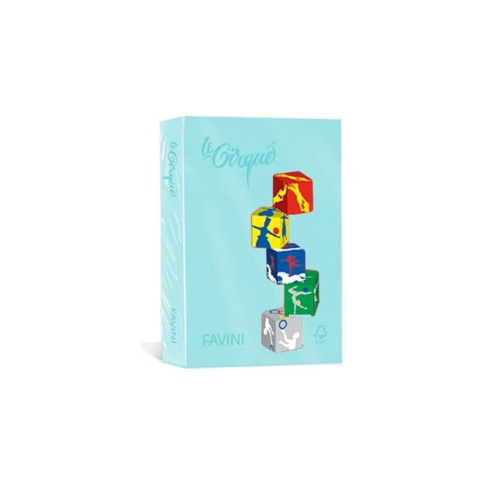 Cartotecnica Favini Risma Le Cirque 80g Celeste A4