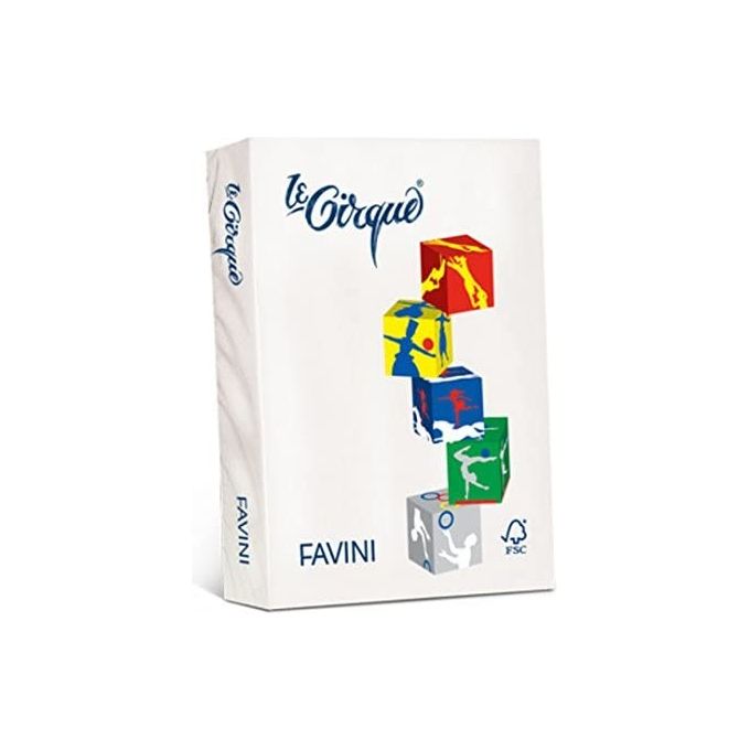 Favini A760204S Le Cirque Risma Carta per Stampante A4 200 g-m² 200 fogli Inkjet Laser FSC colore Bianco