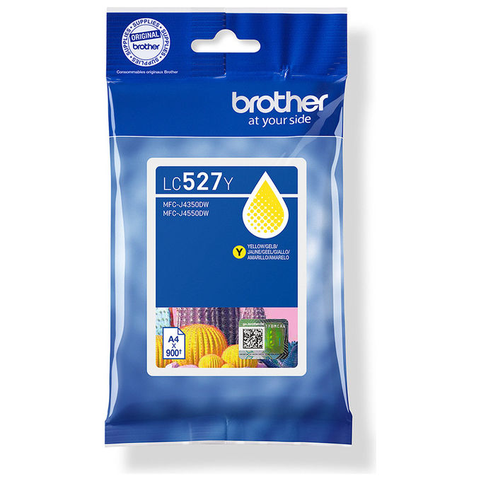 Brother cartuccia d'inchiostro giallo LC527Y originale inchiostro a base di pigmento 900 pagine compatibile MFC-J4350DW MFC-J4550DW