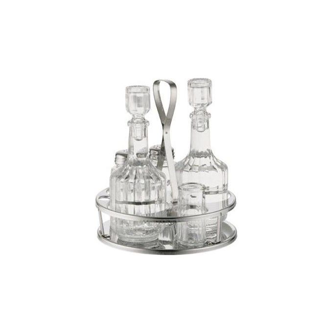 Casalinghi S.t.o. Oliera Menage 5 Pezzi Inox