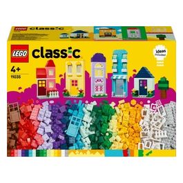 LEGO Classic 11035 Case Creative, Set Costruzioni in Mattoncini, Giochi per Bambini 4+ Anni, Casa Giocattolo con Accessori