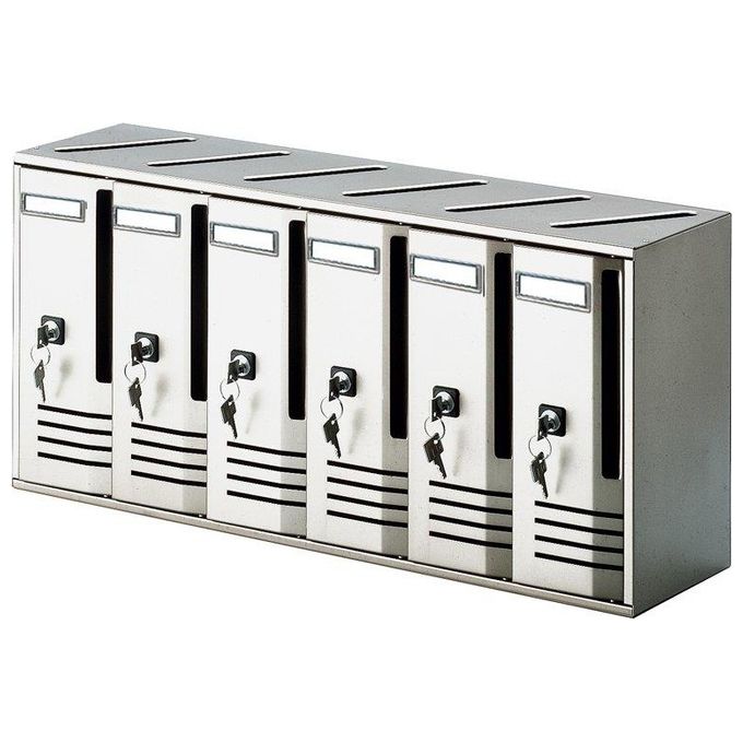 Alubox Cubo C6 Blocchiera Argento