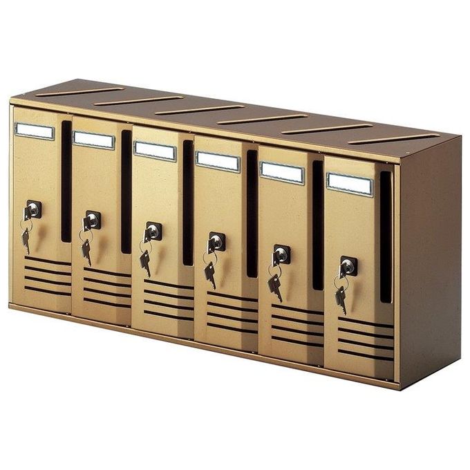 Alubox Cubo C6 Blocchiera Bronzo