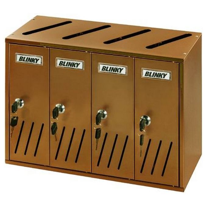 Casellari Postali Blinky Alu Ramato K4 4-Box 42x17,5x30