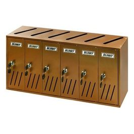 Casellari Postali Blinky Alu Ramato K6 6-Box 62x17,5x30