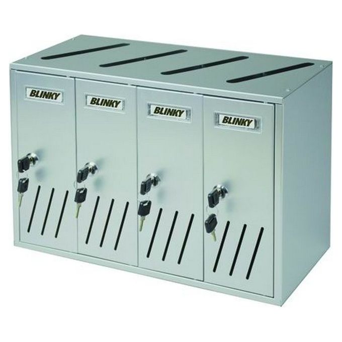 Casellari Postali Blinky Alu-Silver C4 4-Box 42x17,5x30