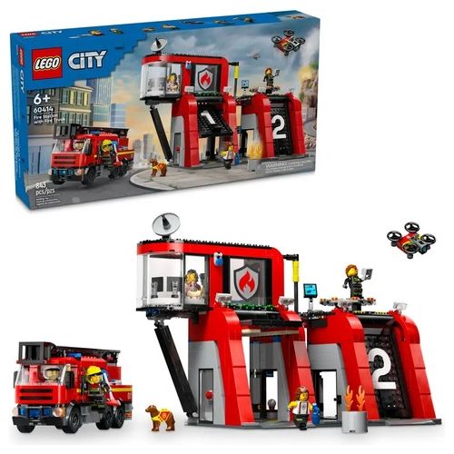 LEGO City Caserma dei pompieri e autopompa