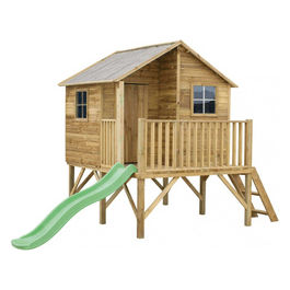 Casetta In Legno Masha Con Scivolo