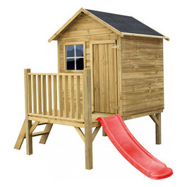 Casetta In Legno Pollon Con Scivolo