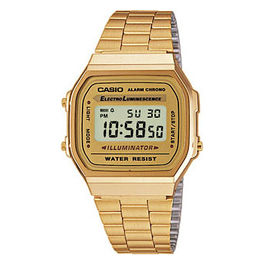 orologio digitale vintage a168wg9ef oro acciaio inox unisex