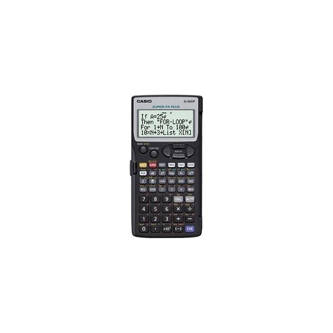 Casio Calcolatrice 664 Funzioni Fx-5800p Nera