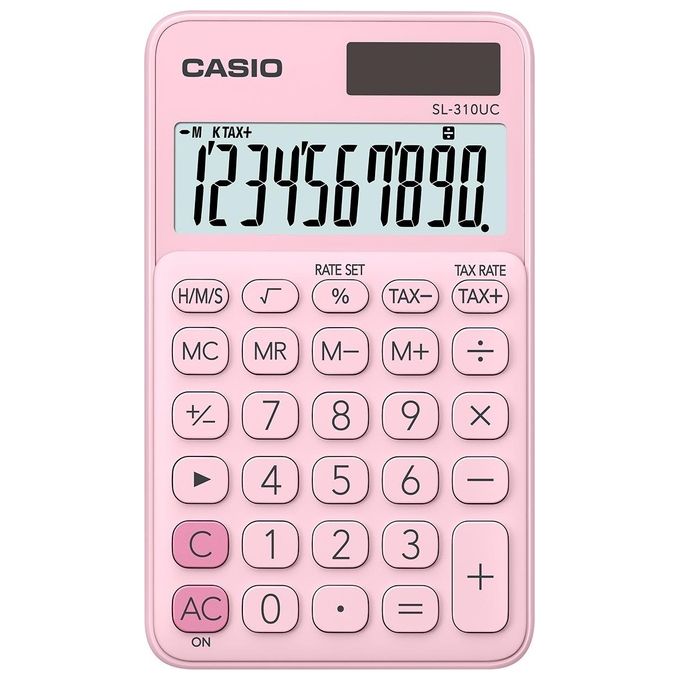 Casio Calcolatrice di Base Tascabile Rosa