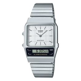 Casio Edgy AQ-800E-7AEF Orologio Vintage con Cinturino in Acciaio Inox