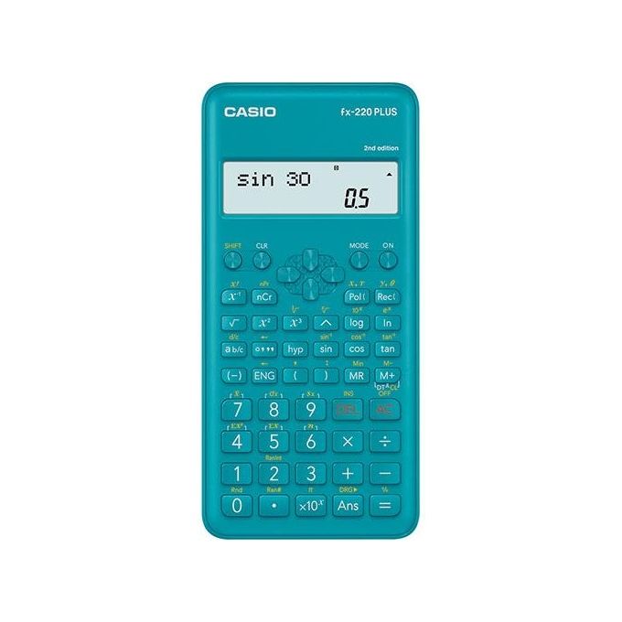 Casio Fx-220 Plus-2 Calcolatrice Scientifica Azzurro