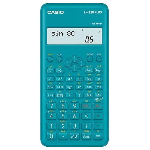 Casio Fx-220 Plus-2 Calcolatrice Scientifica Azzurro