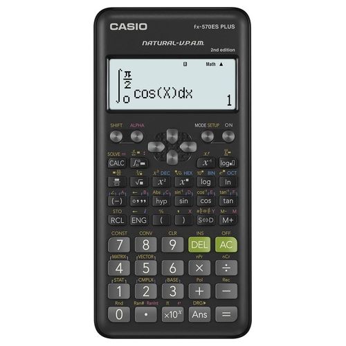 Casio FX-570ES PLUS 2 Calcolatrice Scientifica con 417 Funzioni e Display Naturale