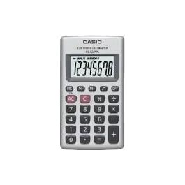 Casio Hl-820VA Calcolatrice Tascabile Display a 8 Cifre e Struttura In Metallo Argento