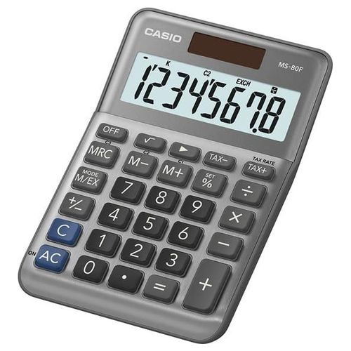 Casio MS-80F Calcolatrice da Tavolo Display a 8 Cifre