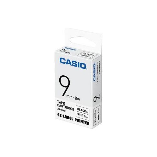 Casio Nastro 9x8mt Bianco Scritt N