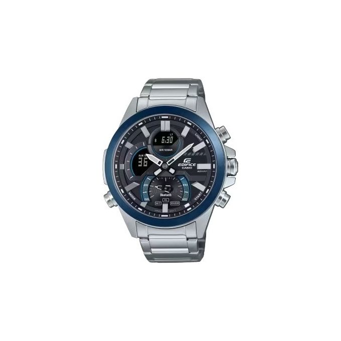 Casio Orologio Analogico al Quarzo Uomo con Cinturino in Acciaio Inossidabile Edifice Bluetooth