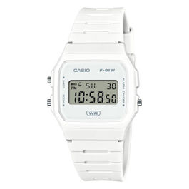 orologio digitale unisex f91wb7aef timeless collection bianco resina vintage