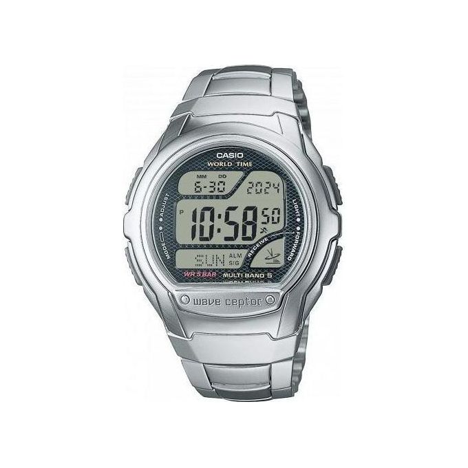 Image of Casio Orologio Digitale Quarzo Uomini con Cinturino in Acciaio Inox