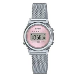 Orologio Donna Vintage Fondo Rosa Cassa e Cinturino Resina