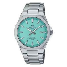 Orologio Edifice Slim Analogico Acciaio Zaffiro Azzurro