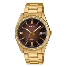 Orologio Unisex Standard Oro e Marrone